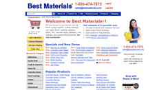 Desktop Screenshot of bestmaterials.com